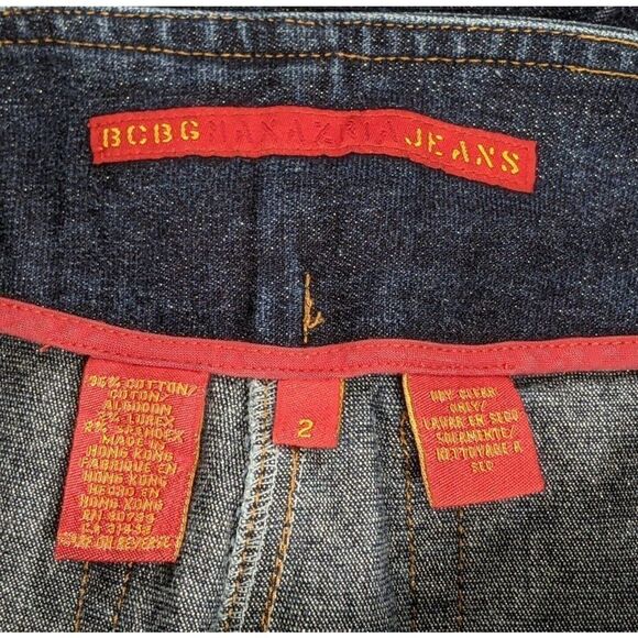 BCBG Maxazria Womens 2 Jeans Sparkle Bootcut Jeans - Picture 8 of 9